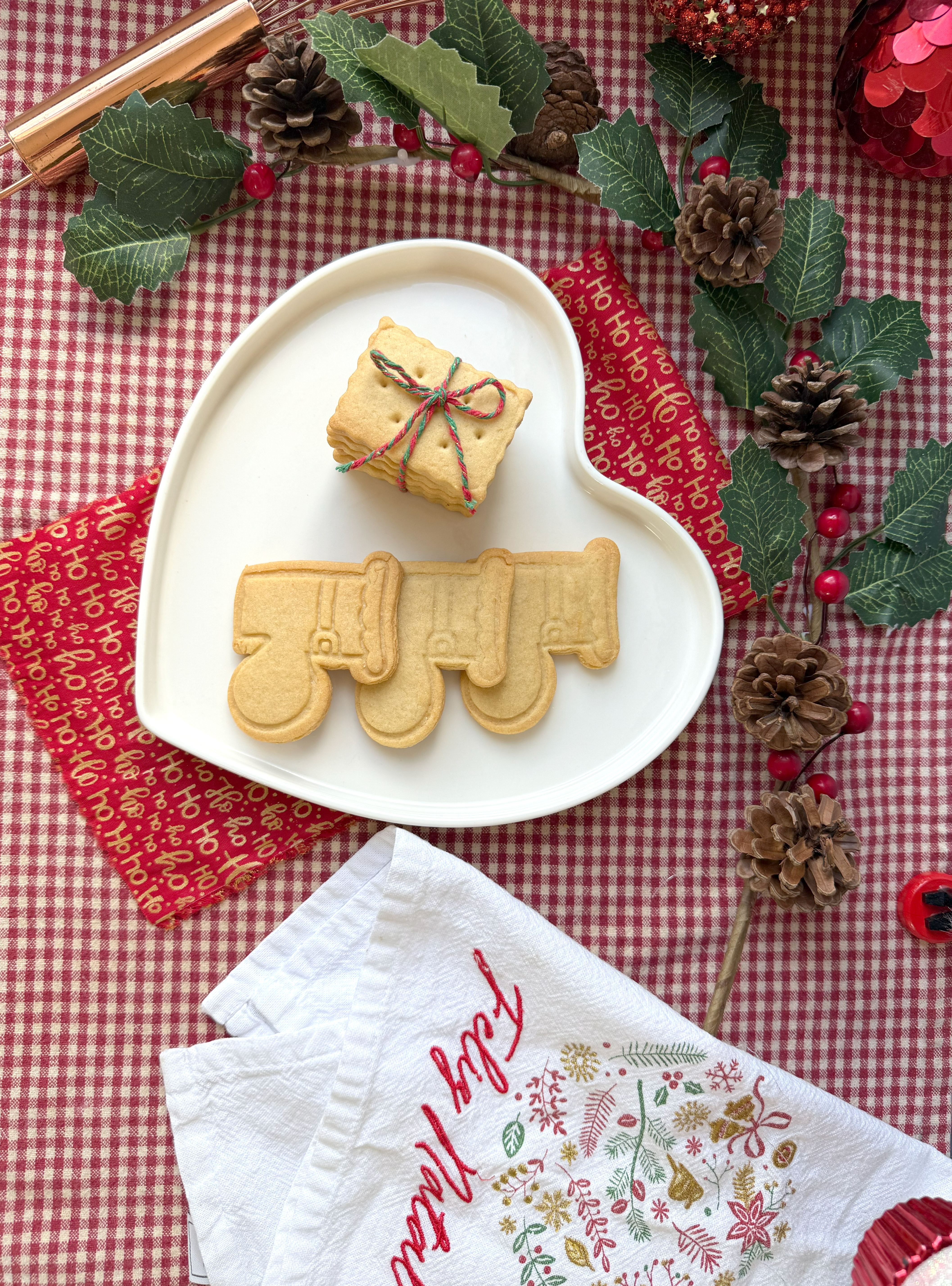 Mockup do e-book Biscoitos de Natal da Manu Rosa